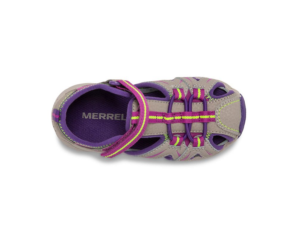 Sandálias Criança - Merrell Hydro Moc Jr. - Marrom/Roxo - ABV472103